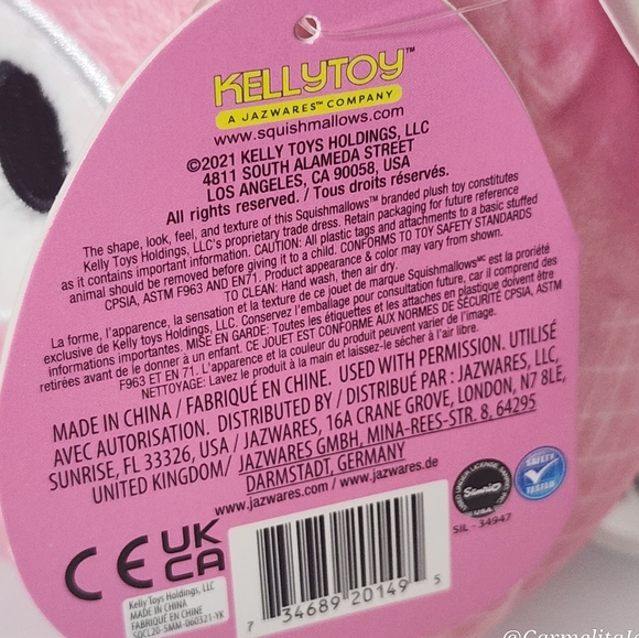 MY MELODY 🍦 Ice Cream HK Sanrio X Original Squishmallow by Kelly Toy ☆》NWT《☆ - Picture 8 of 9